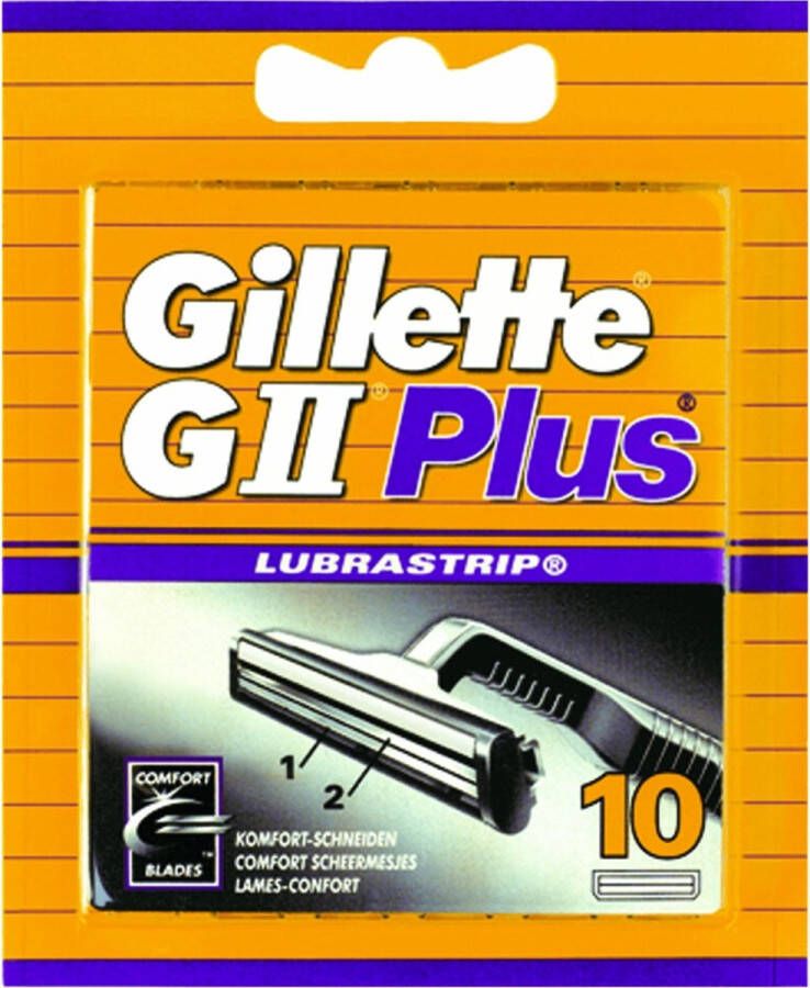 Gillette GII Plus Wegwerpscheermesjes Mannen 10 stuks
