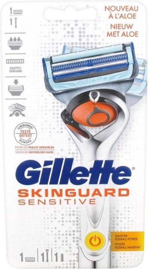 Gillette Gilette Skinguard Sensitive Power Flexball Scheermesje 1 stuk