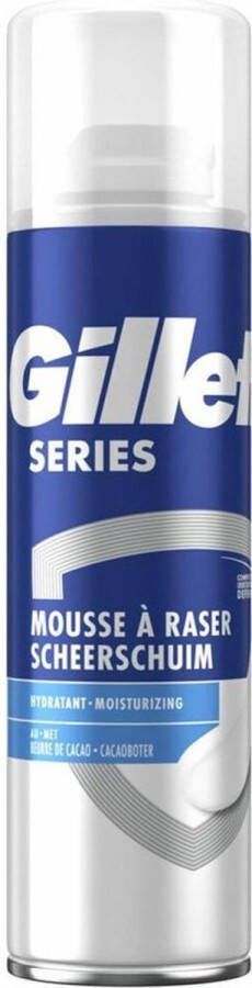 Gillette Gillete Series Scheerschuim Hydraterend Cacaoboter 250 ml