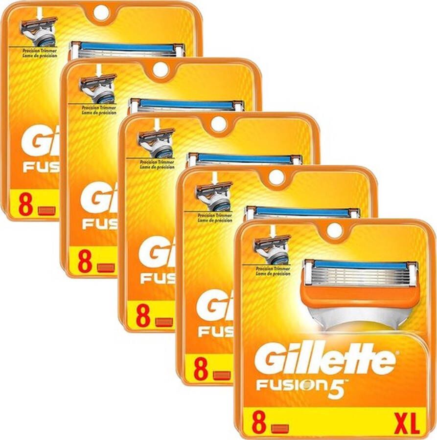 Gillette Fusion5 Scheermesjes Navulmesjes 40 Stuks