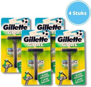 Gillette Goal Stainless Razor Met Mesjes 4 Stuks