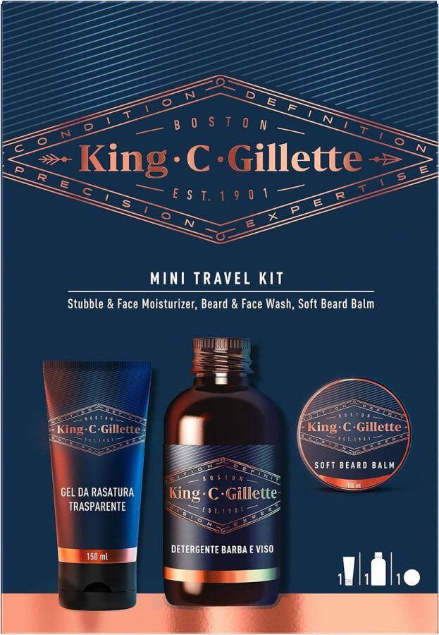 Gillette King C Mini Travel Kit