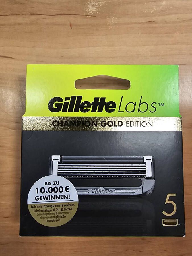 Gillette labs navulmesjes 5 stuks in een verpakking