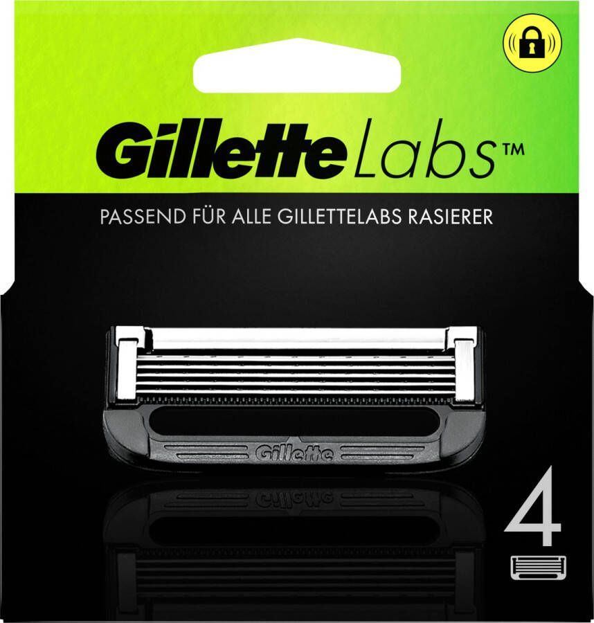 Gillette Labs Scheermesjes 4 St