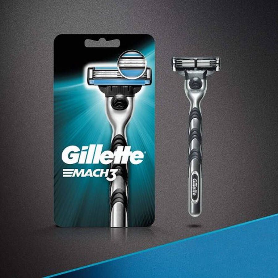 Gillette Mach 3 Scheerhouder + 2 Scheermesjes