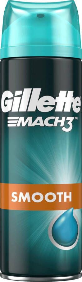 Gillette Mach 3 Scheergel Glad 6x200 ML