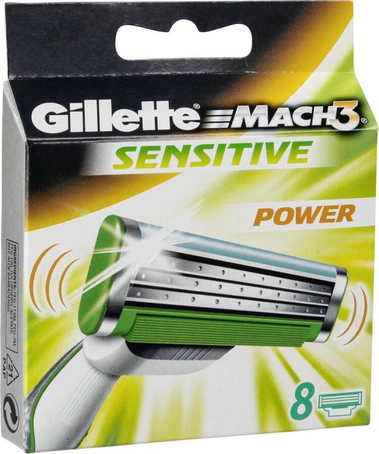 Gillette Mach 3 Sensitive 8 stuks Scheermesjes