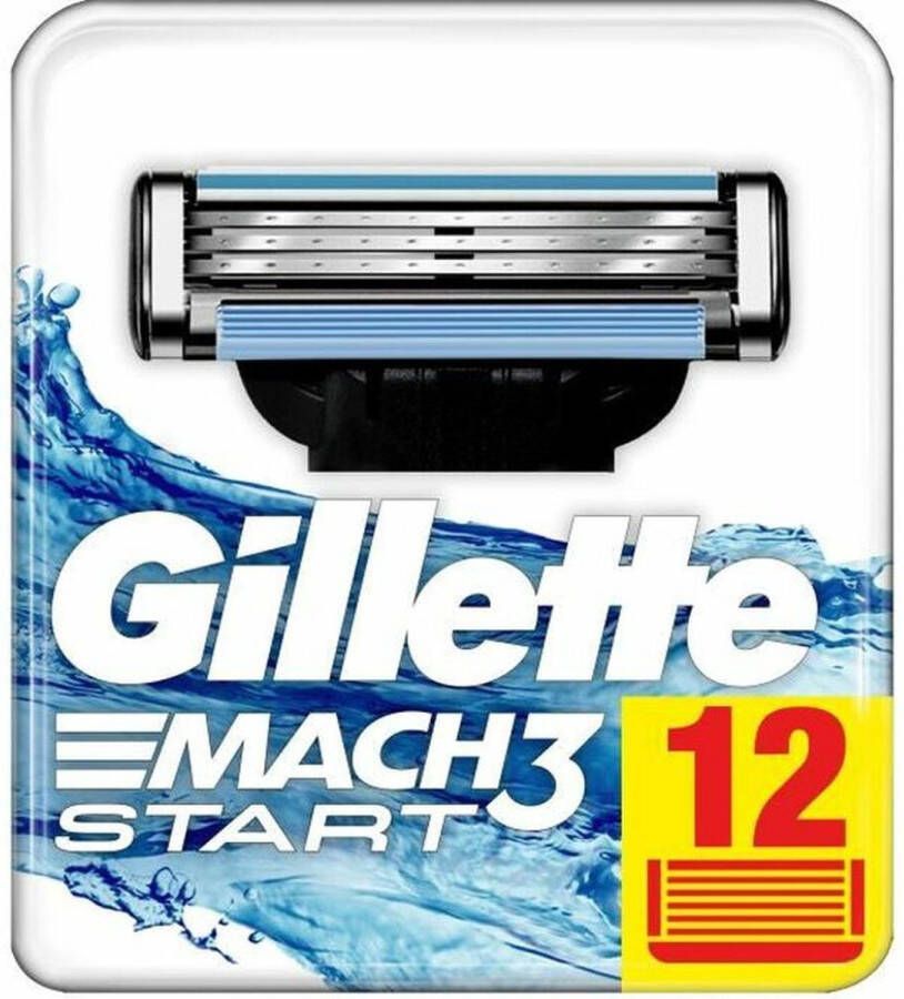 Gillette Mach3 12 Stuks Scheermesjes