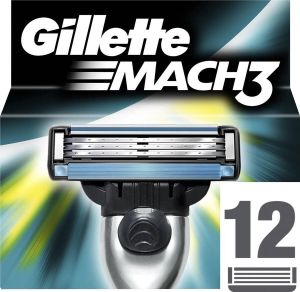 Gillette Mach3 12 Stuks Scheermesjes