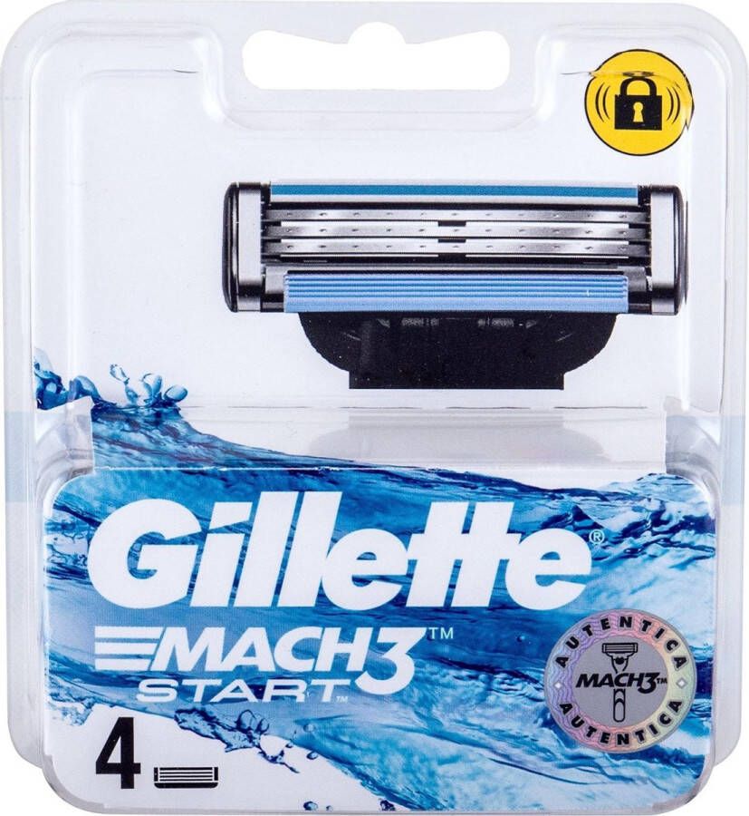 Gillette Mach3 Start vervangende scheermesjes 4st