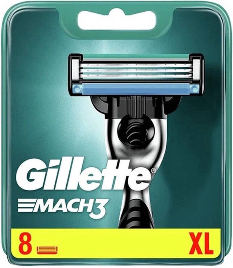 Gillette Mach3 8 Stuks Scheermesjes