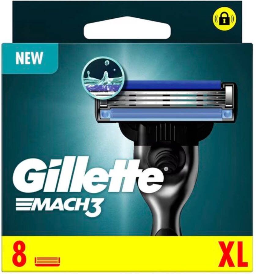 Gillette Mach3 Scheermesjes 8 stuks
