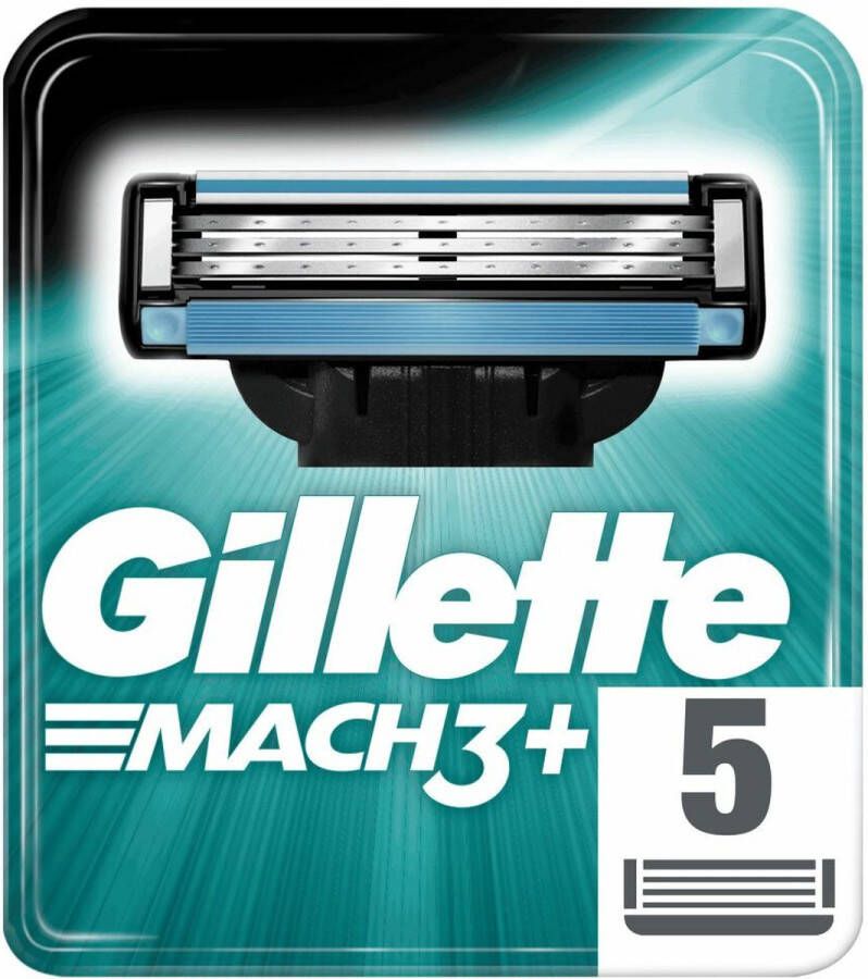 Gillette Mach3 Scheermesjes Mannen 5 Stuks