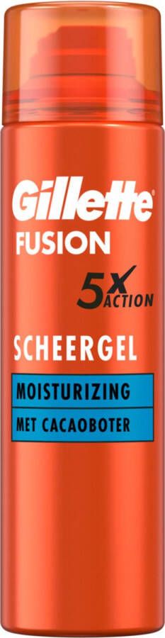 Gillette Moisturizing Scheergel Fusion 5 ProGlide 6x 200 ml Voordeelverpakking