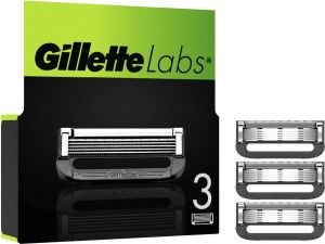 Gillette Navulmesjes Voor Labs Exfoliating Bar En Heated Razor 3 Scheermesjes