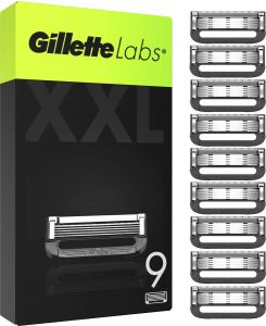 Gillette Navulmesjes Voor Labs Exfoliating Bar En Heated Razor 9 Scheermesjes