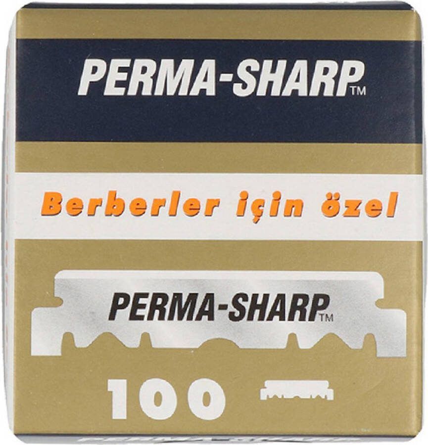 Gillette Perma-Sharp Single Edge Blades Losse Scheermesjes 100 Stuks