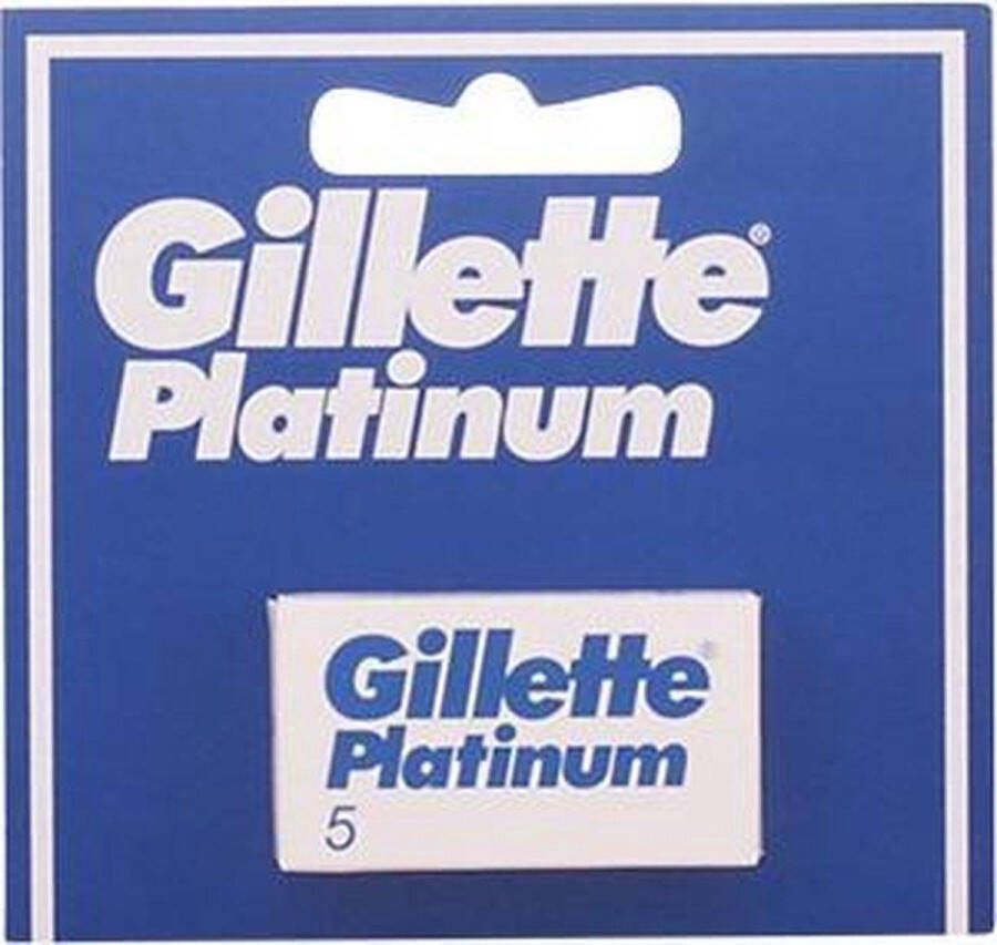 Gillette PLATINUM 5 uds Shavette Safety Razor Blades 10 stuks