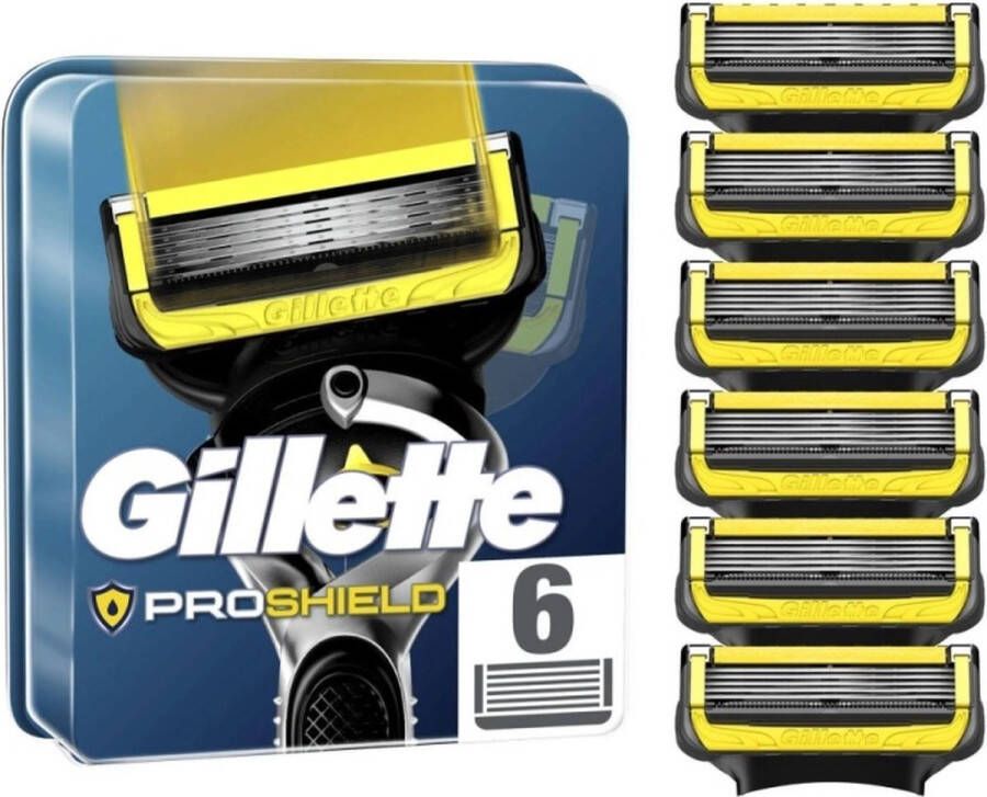 Gillette midpack ProShield Navulmesjes 6 stuks