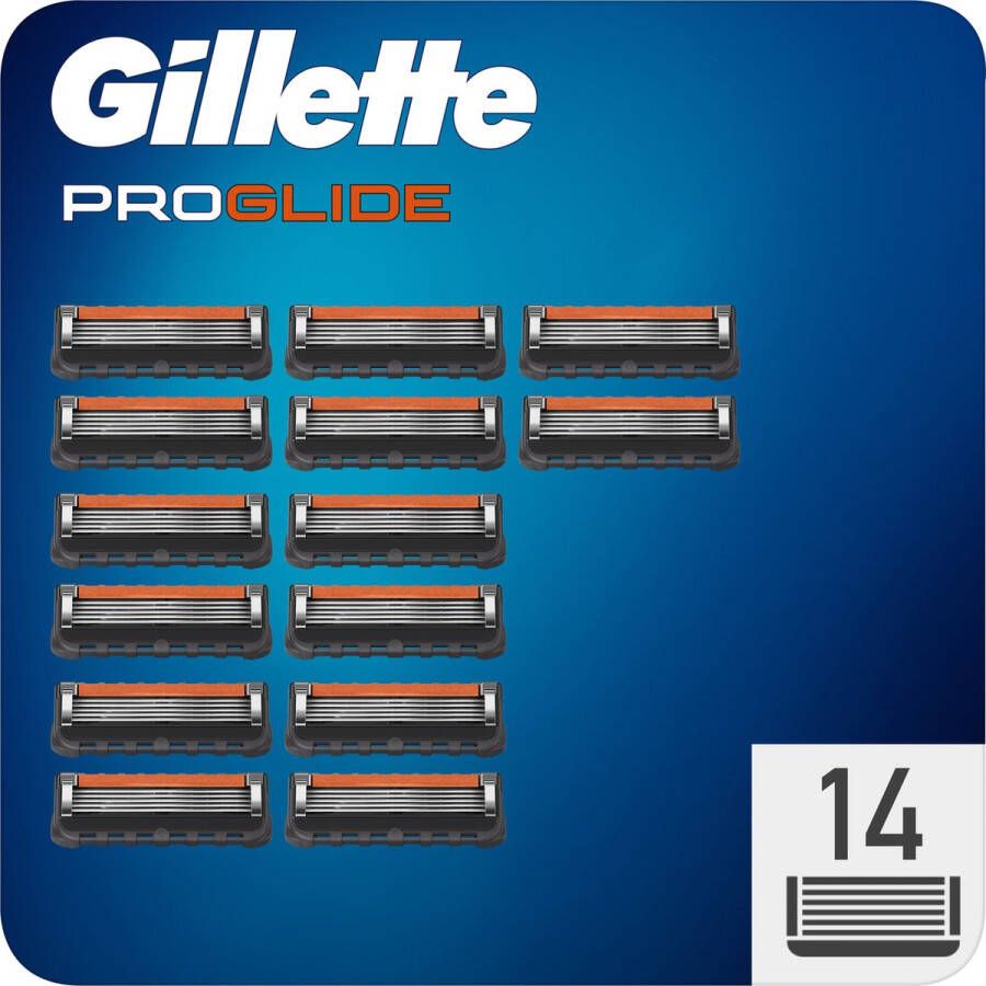 Gillette ProGlide Scheermesjes 14 Navulmesjes Voor Mannen