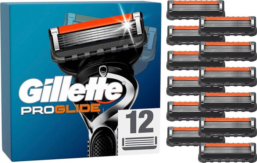 Gillette Proglide Navulmesjes Voor Mannen 12 stuks
