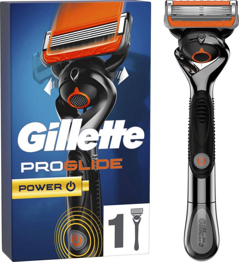 Gillette Proglide Power Scheersysteem Voor Mannen 1 Handvat Met 1 Navulmesje