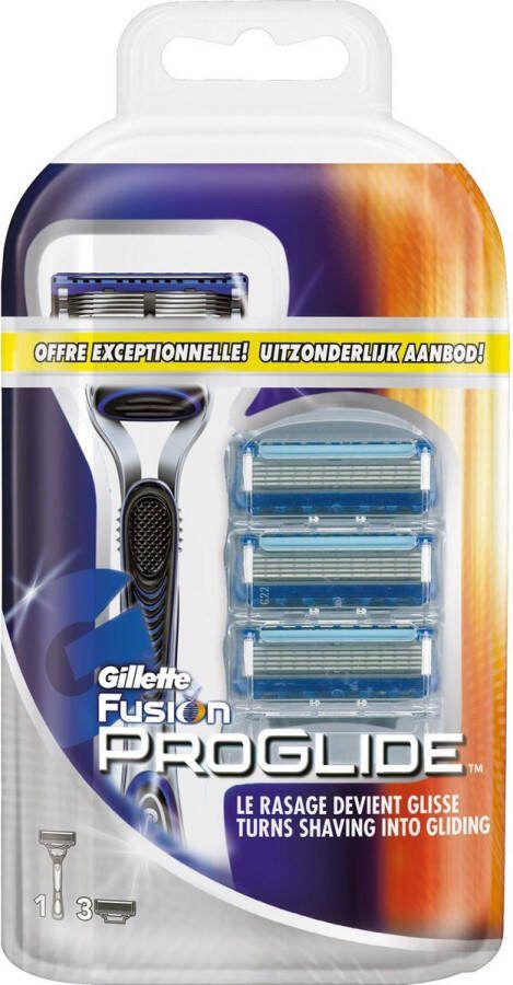 Gillette ProGlide Samurai manual Scheerapparaat + 3 stuks Scheermesjes