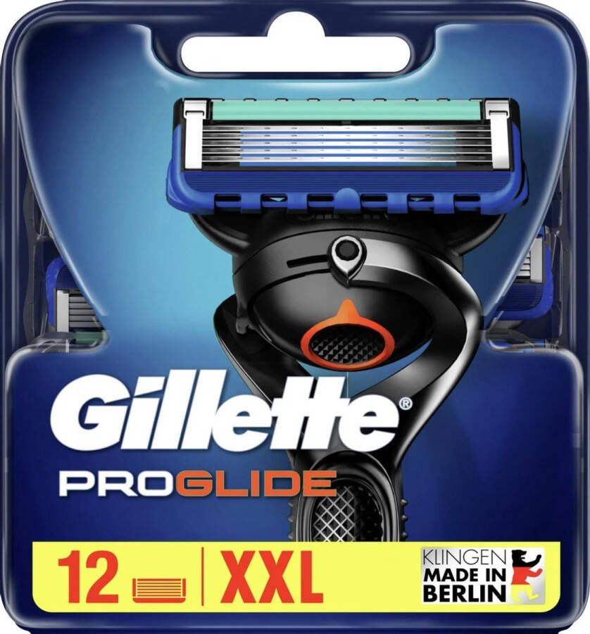Gillette ProGlide Scheermesjes Voor Mannen 12 Navulmesjes XXL Voordeelverpakking