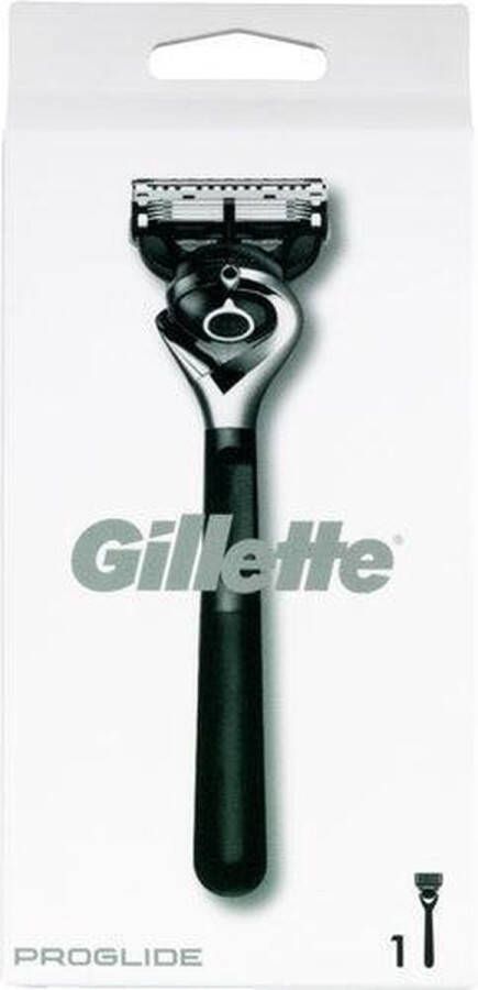 Gillette Proglide zwarte houder met 1 Proghlide mesje Monochrome collection