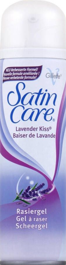 Gillette Satin Care Lavender Kiss Scheergel 200 ml