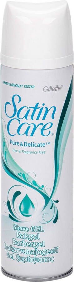 Gillette Satin Care Scheergel Pure & Delicate 200 ml