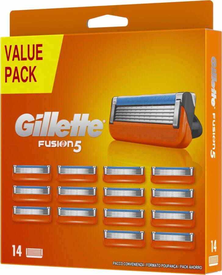 Gillette Scheermesjes Fusion 5 6x 14 stuks Voordeelverpakking