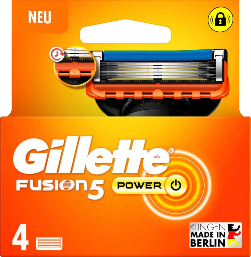 Gillette Scheermesjes Fusion5 Power 4 St