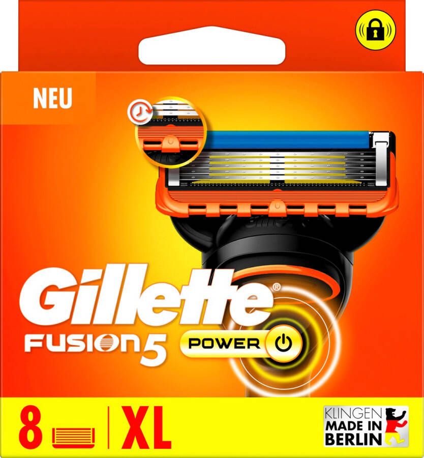 Gillette Scheermesjes Fusion5 Power 8 St