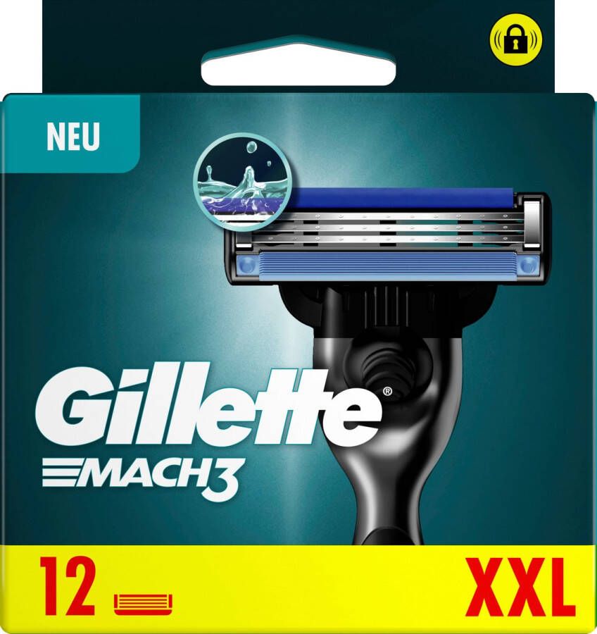 Gillette Scheermesjes Mach3 12 St