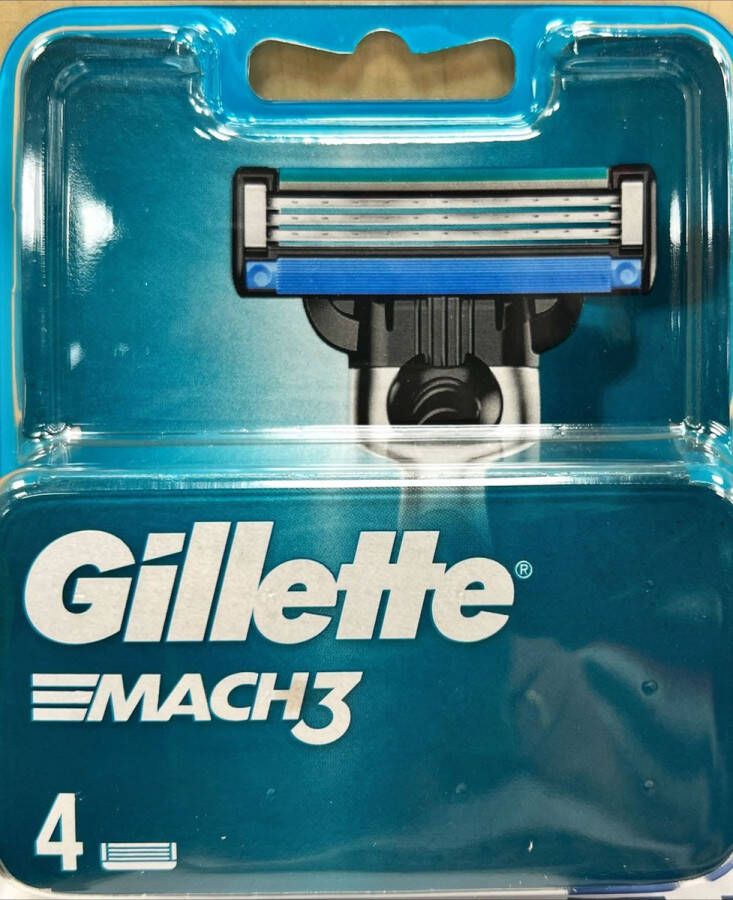 Gillette Mach 3 Vervangende Scheermesjes 4st