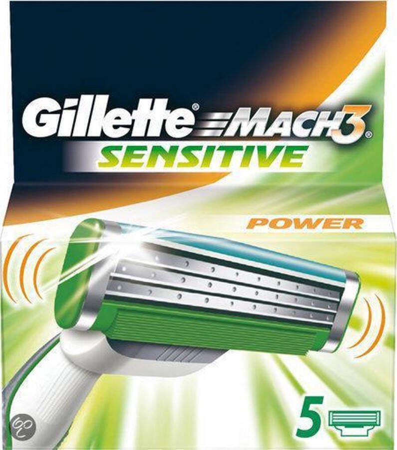 Gillette scheermesjes Mach3 Sensitive 5ct 5-pack