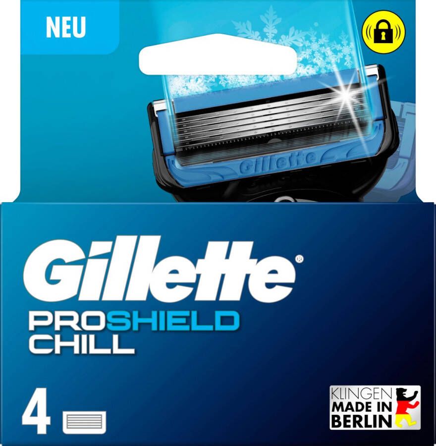 Gillette Scheermesjes ProShield Chill 4 St