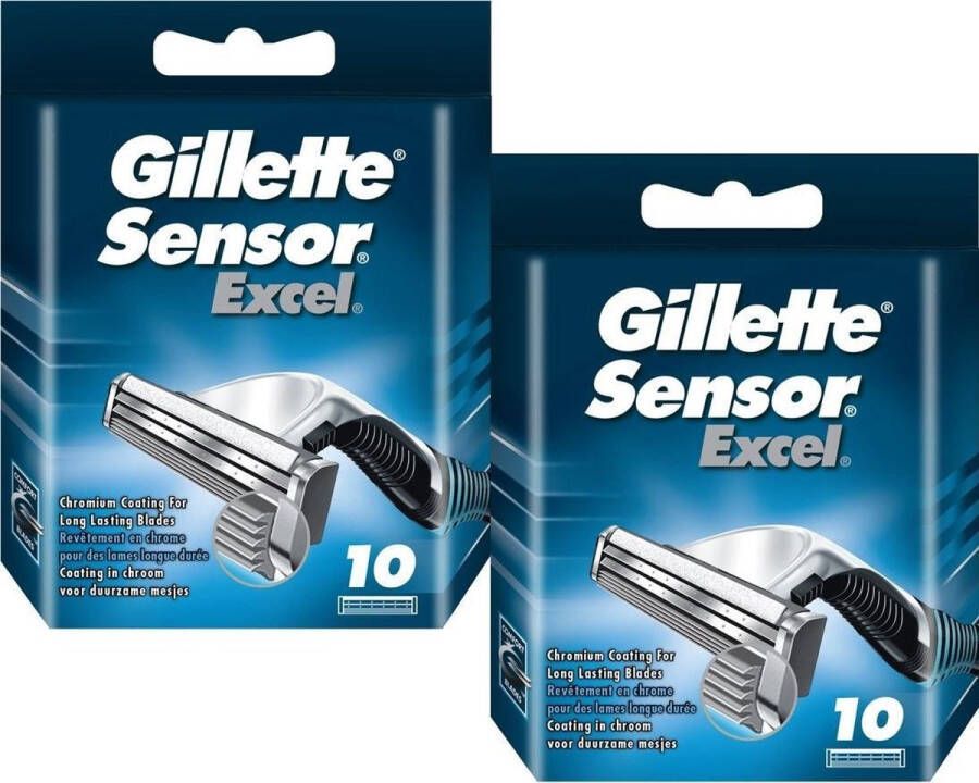 Gillette Sensor Excel Scheermesjes 20 Stuks