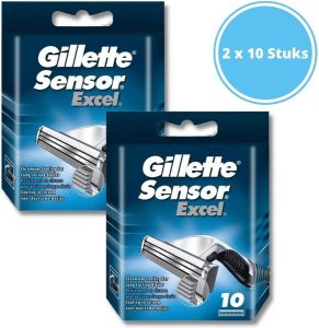 Gillette Sensor Excel Scheermesjes Mannen 10 Stuks 2 Stuks