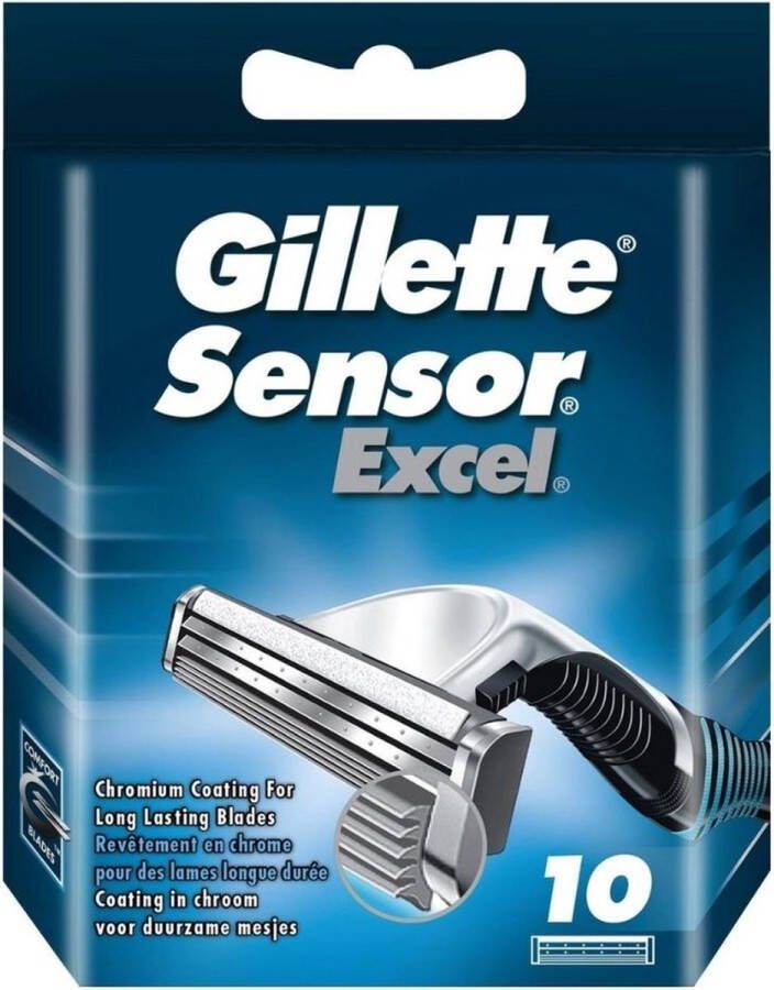 Gillette Sensor Excel Scheermesjes Mannen 10 Stuks