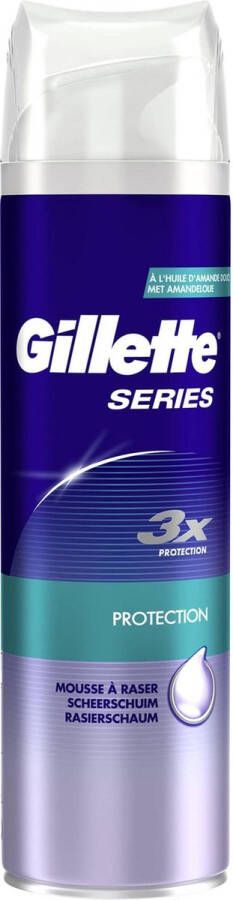 Gillette Series Protection Scheerschuim Mannen 6x250ml Voordeelverpakking