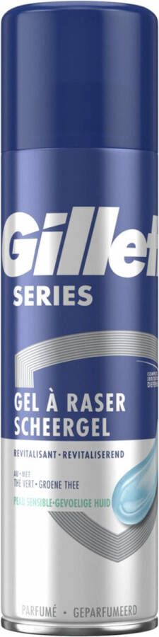 Gillette Series Revitaliserende Scheergel Met Groene Thee 200 ml