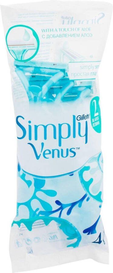 Gillette Simply Venus Scheermesjes 4 Stuks