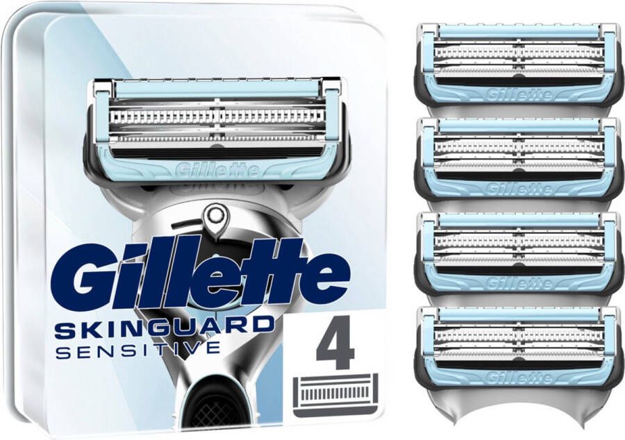 Gillette SkinGuard Sensitive Scheermesjes 4 stuks