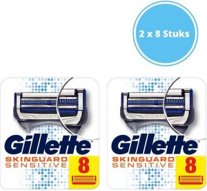 Gillette Skinguard Sensitive Scheermesjes Mannen 8 Stuks 2 Stuks
