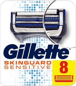Gillette Skinguard Sensitive Scheermesjes Mannen 8 Stuks