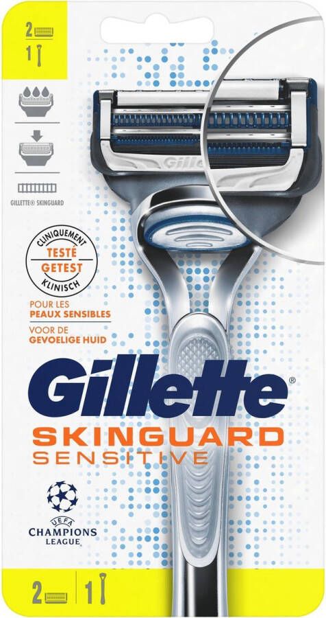 Voordeeldrogisterij Gillette SkinGuard Sensitive Scheerapparaat +1 Navulmesje