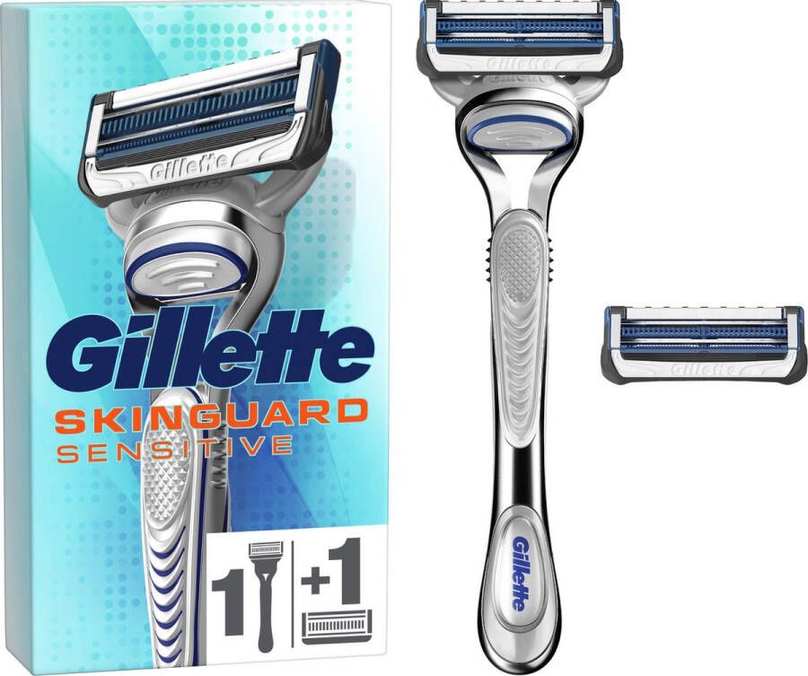 Gillette SkinGuard Sensitive Scheersysteem Voor Mannen Inclusief 1 Scheermesje