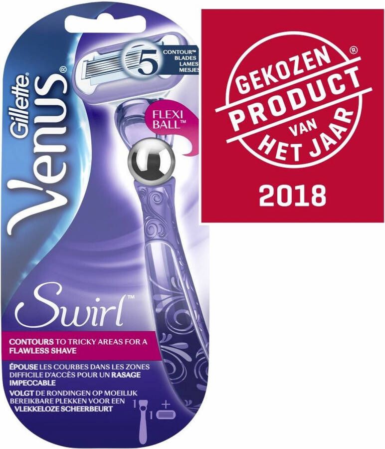 Gillette Venus 5x Extra Smooth Swirl Flexiball Scheermes
